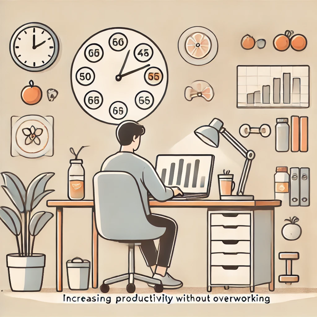 Pessoa organizando tarefas para aumentar a produtividade com equilíbrio